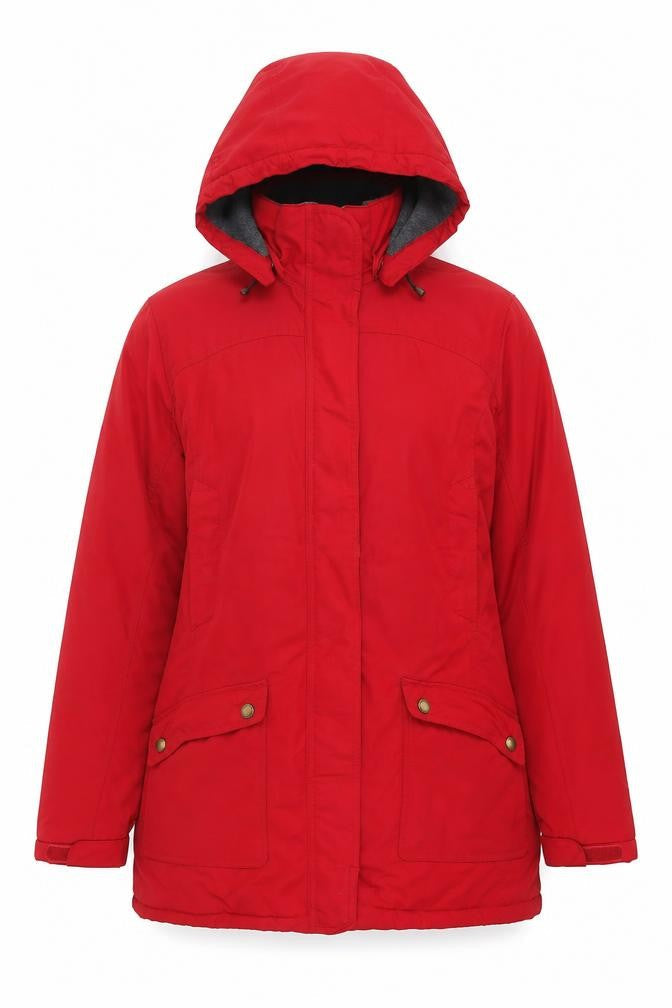 Womens UK Size M Lands' End Red Jacket