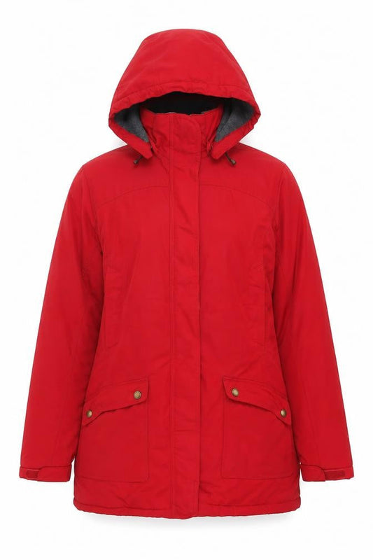 Womens UK Size M Lands' End Red Jacket