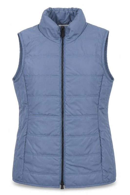 Maria Grazia Severi Womens Blue Gilet Waistcoat Size 12 Zip