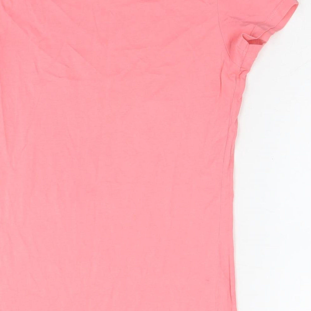 Womens UK Size 2XS Esprit Pink Basic T-Shirt