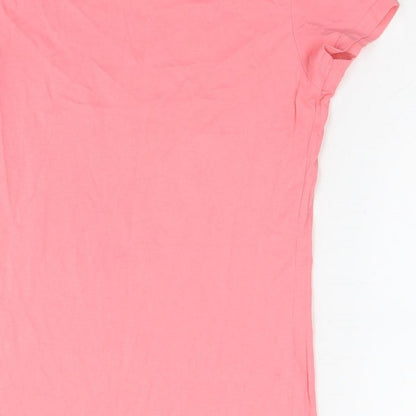 Womens UK Size 2XS Esprit Pink Basic T-Shirt