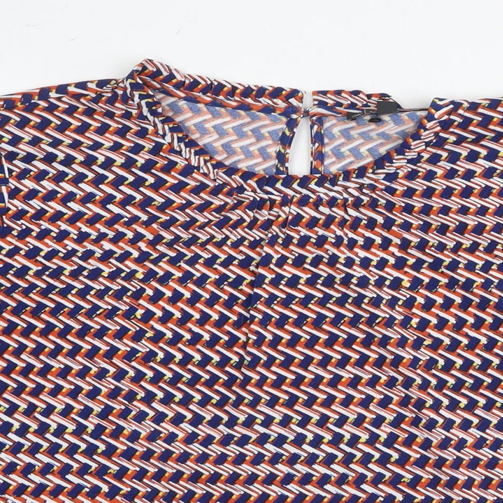 Womens UK Size L Adrianna Papell Multicoloured Basic Blouse