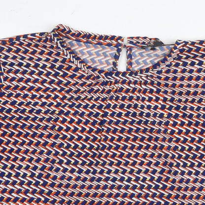 Womens UK Size L Adrianna Papell Multicoloured Basic Blouse