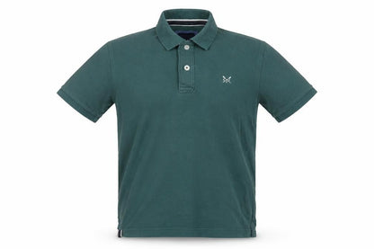 Crew Clothing Green Cotton Polo Size XS Collared Pullover