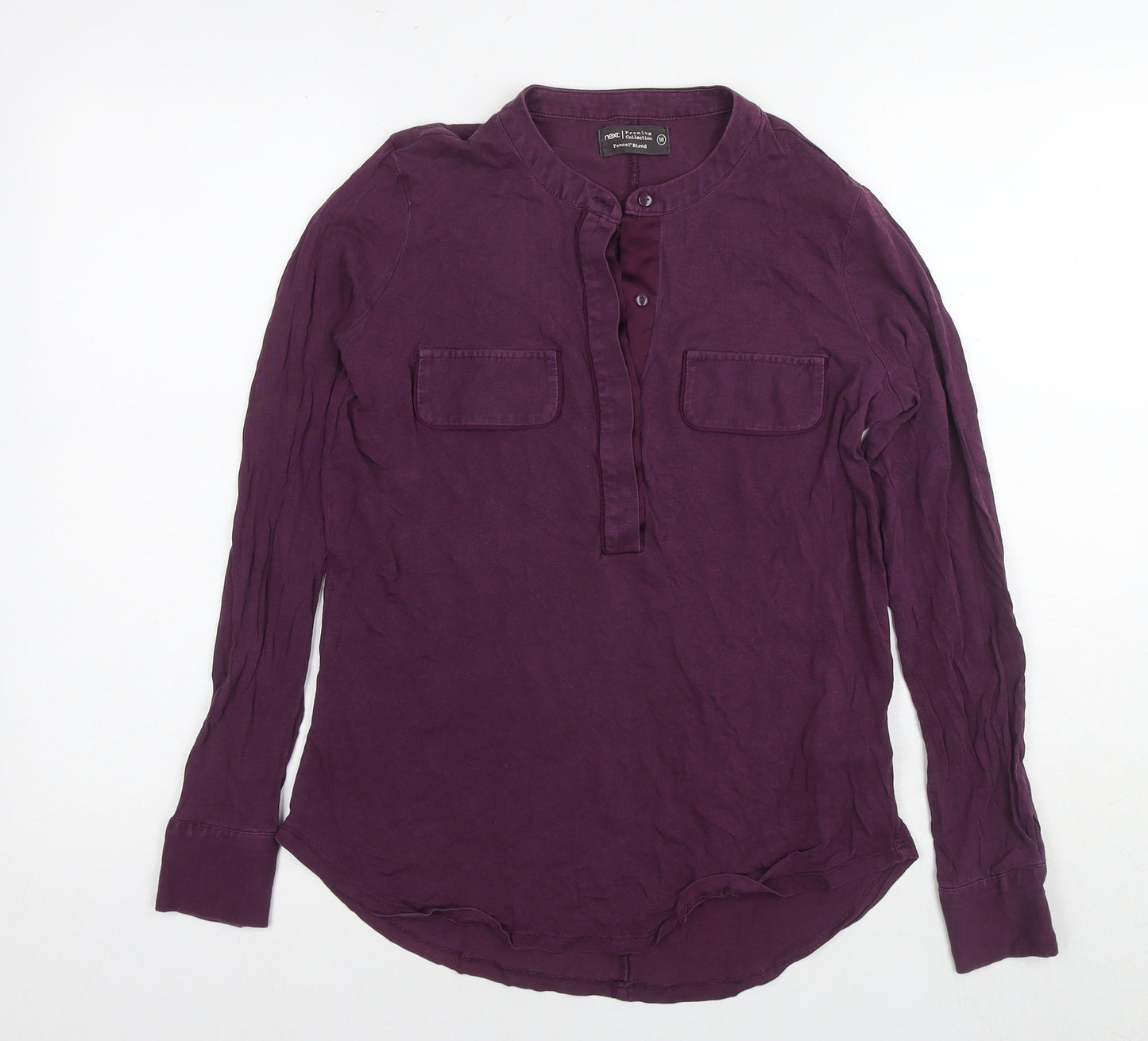Womens UK Size M NEXT Purple Basic T-Shirt
