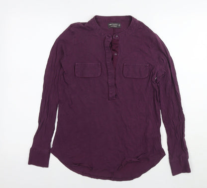 Womens UK Size M NEXT Purple Basic T-Shirt