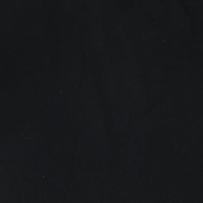 Gap Mens Black Cotton Polo Size XL Collared Pullover