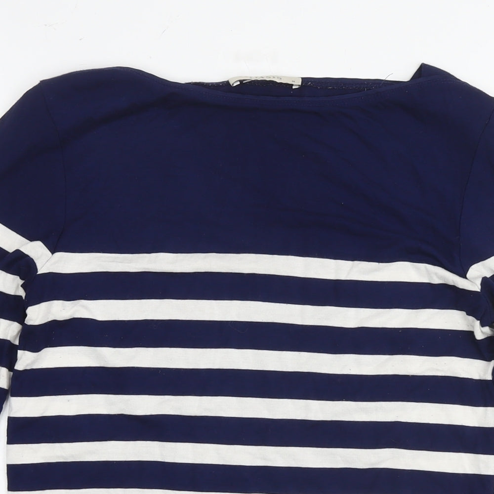Womens UK Size M Oasis Blue Basic Blouse