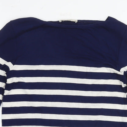 Womens UK Size M Oasis Blue Basic Blouse