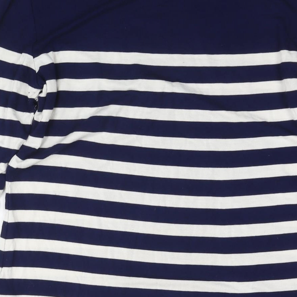 Womens UK Size M Oasis Blue Basic Blouse