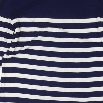 Womens UK Size M Oasis Blue Basic Blouse
