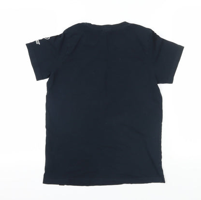 England Football Graphic Boys T-Shirt - Black, 12 Years
