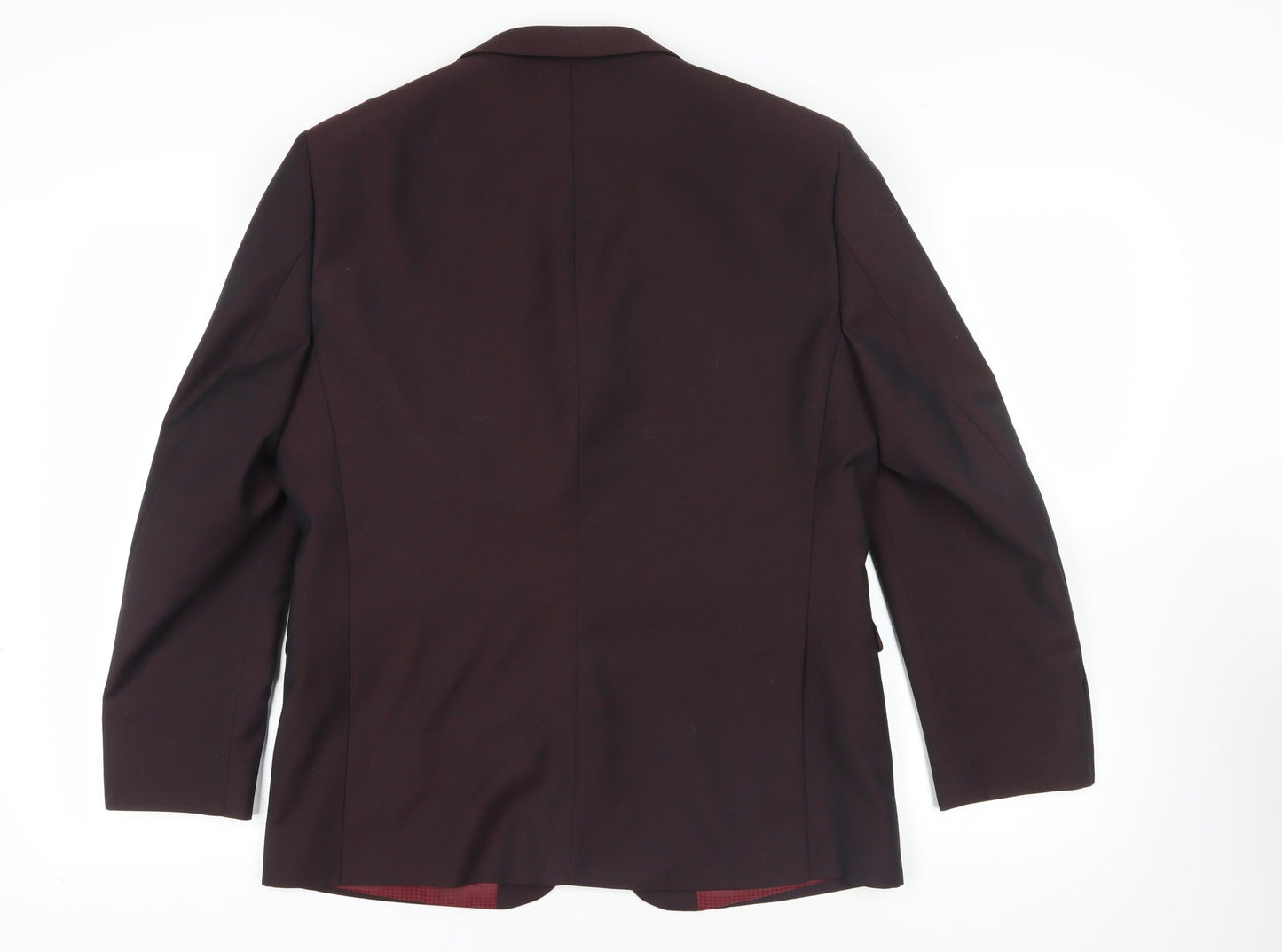 Mens UK Size 42 ONE SIX 5IVE Regular Red Suit Jacket