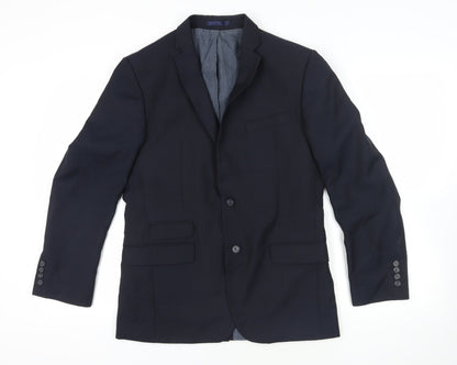 Mens UK Size 40 Jasper Conran Regular Black Suit Jacket