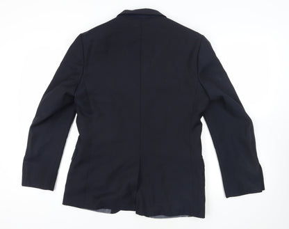 Mens UK Size 40 Jasper Conran Regular Black Suit Jacket