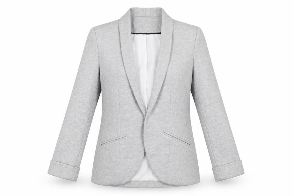 Womens UK Size 4 Miss Selfridge Grey Basic Jacket