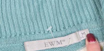 Womens UK Size 14 EWM Multicoloured Pullover Jumper