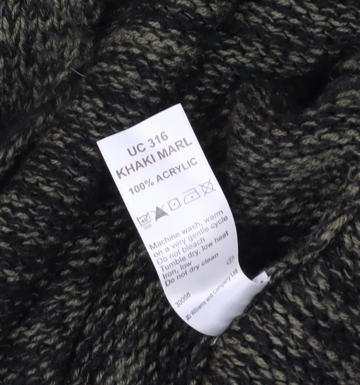 Jeffrey & Paula Green Chunky Knit Cape Size 20/22