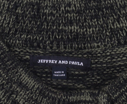 Jeffrey & Paula Green Chunky Knit Cape Size 20/22