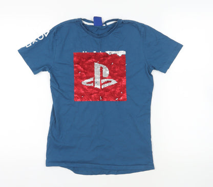 PlayStation Blue Boys Graphic T-Shirt 12 Years