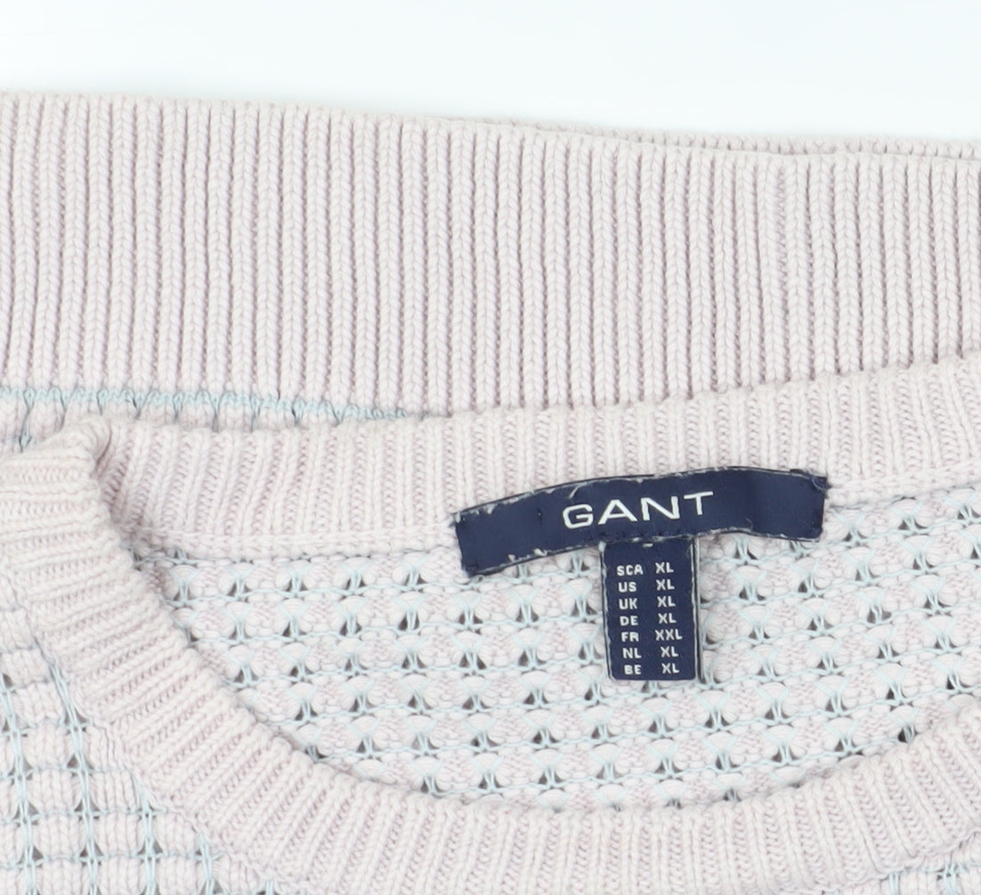 GANT Pink Knit Pullover Jumper XL - Casual Unisex Kidswear