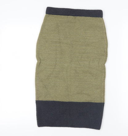 Cashel Green Midi Skirt, S, Acrylic, Winter Essential