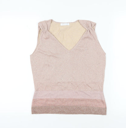 Womens UK Size M Precis Beige  Tank