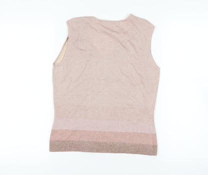 Womens UK Size M Precis Beige  Tank