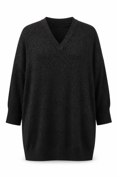 Womens UK Size L White Label Black Pullover Jumper