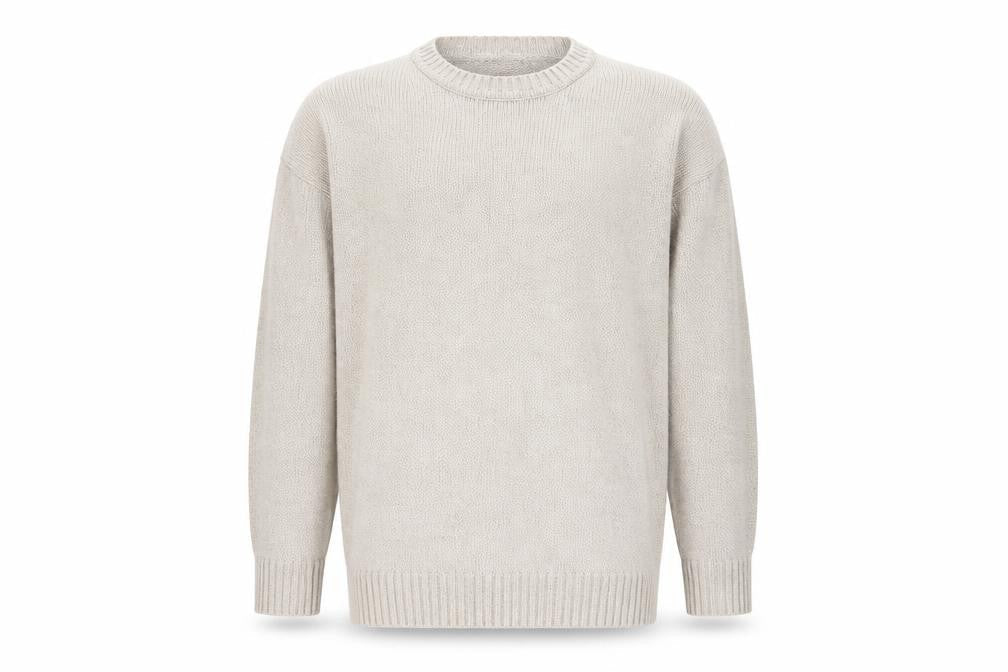 Mens UK Size L Country Trader Beige Pullover Jumper