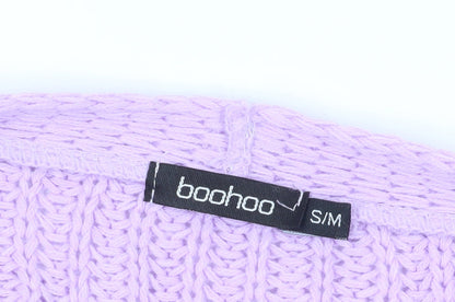 Womens UK Size M Boohoo Multicoloured Cardigan Jumper