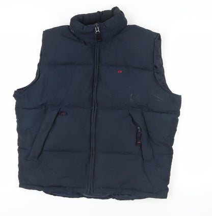 Mens UK Size L CS Active Blue Puffer Jacket