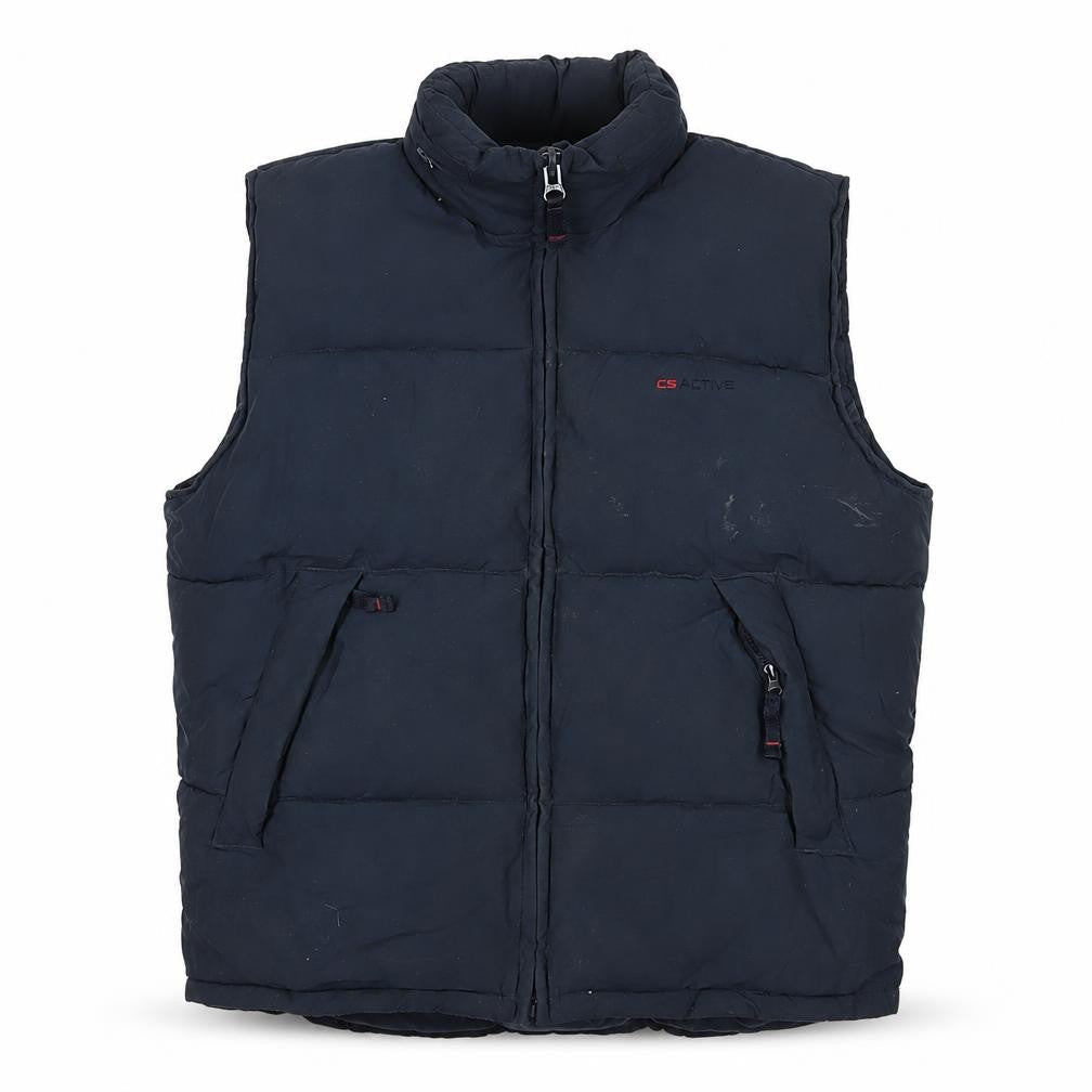 Mens UK Size L CS Active Blue Puffer Jacket