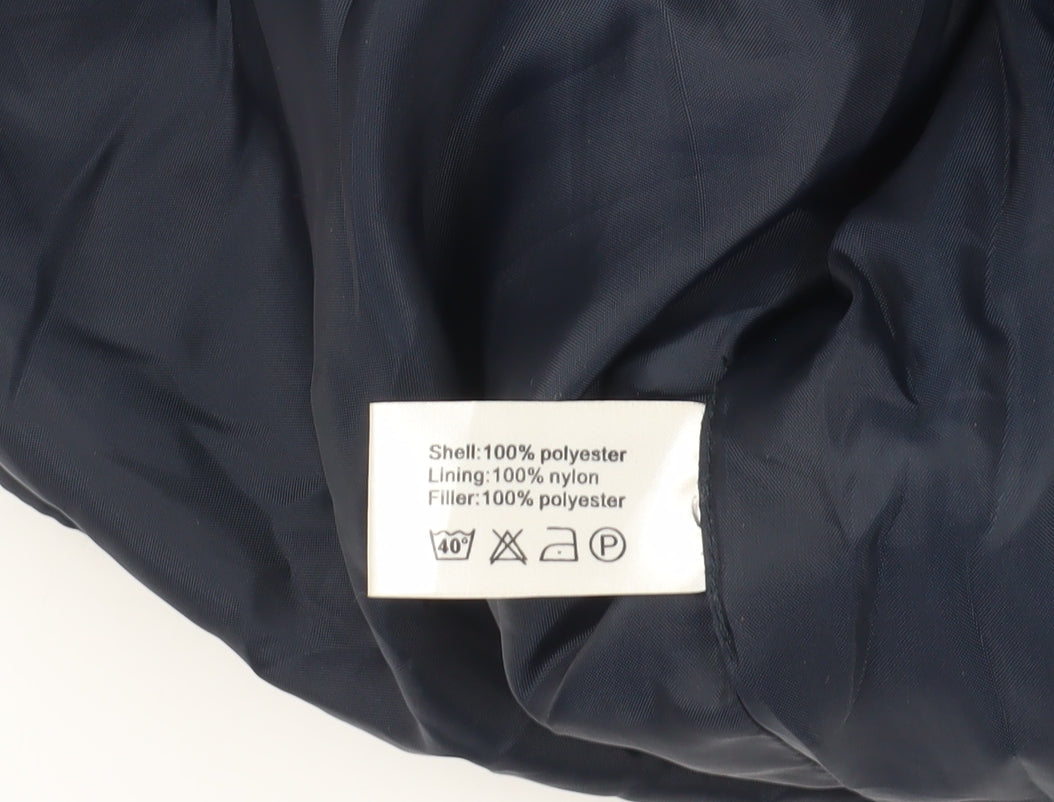 Mens UK Size L CS Active Blue Puffer Jacket