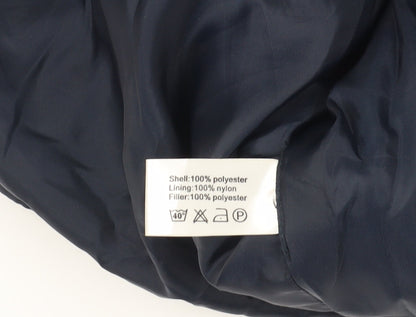 Mens UK Size L CS Active Blue Puffer Jacket