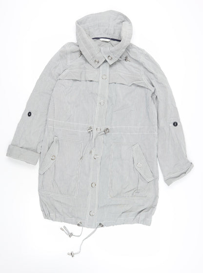 Marks & Spencer Grey Hooded Jacket Size 10