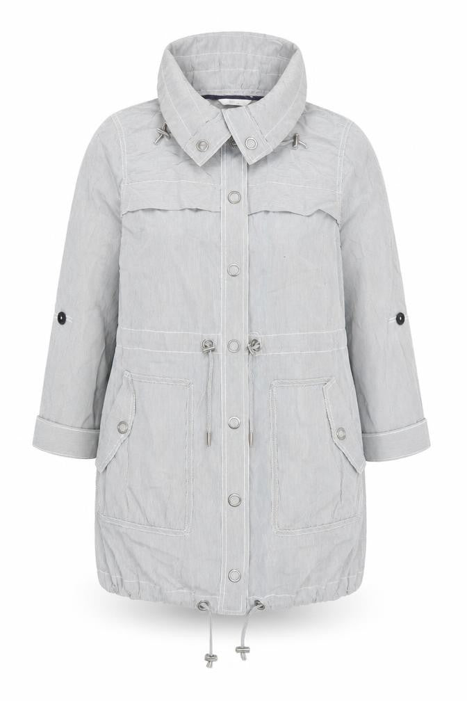 Womens UK Size 10 Marks and Spencer Grey Parka Coat