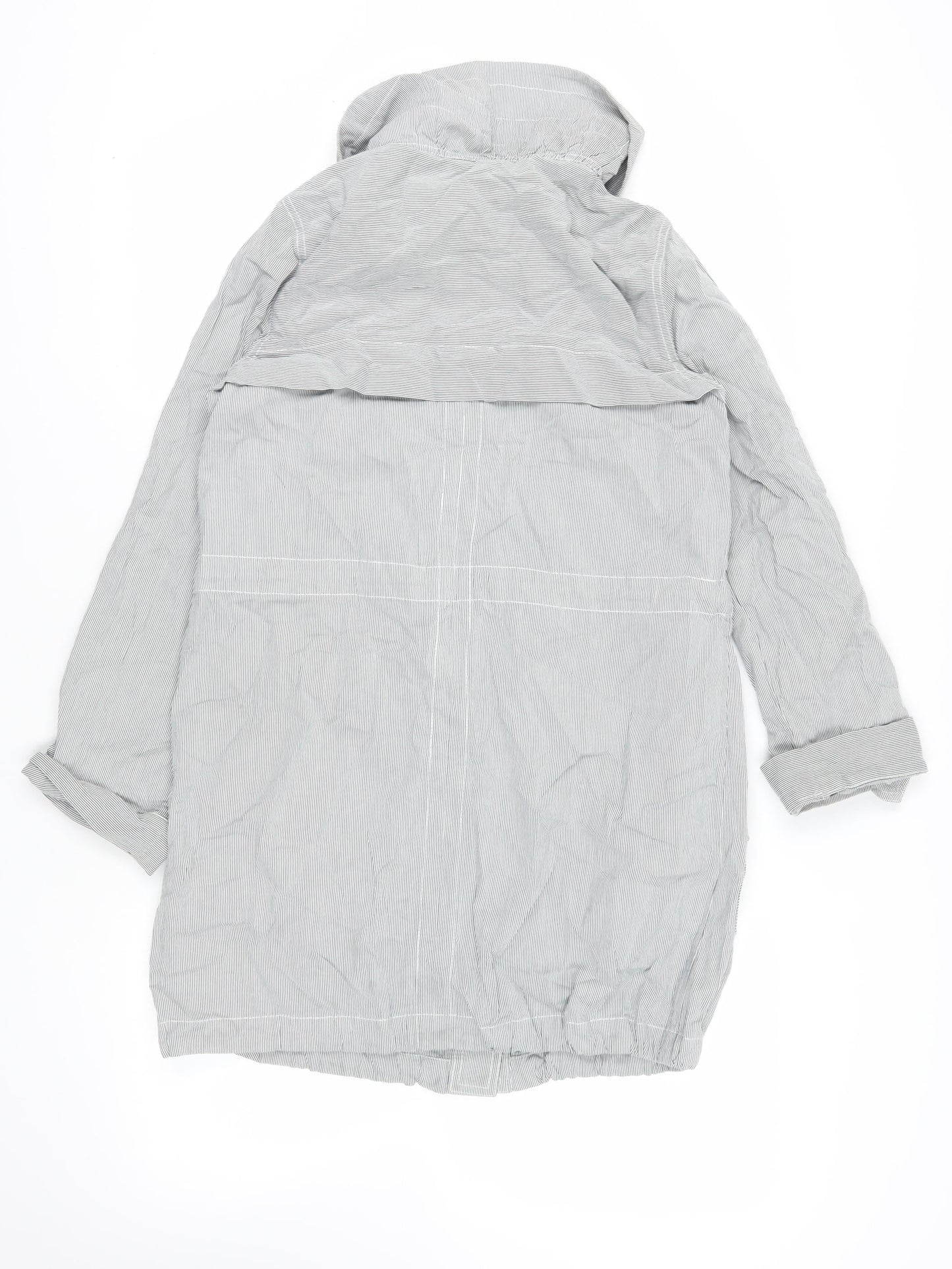 Marks & Spencer Grey Hooded Jacket Size 10