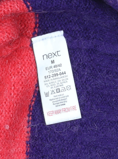 Womens UK Size M NEXT Multicoloured Pullover Jumper