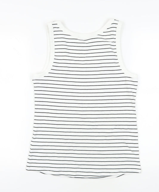 Womens UK Size 18 Marks and Spencer White Basic Tank