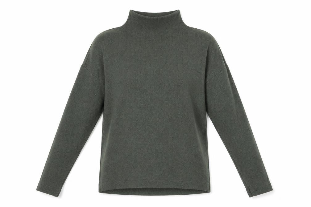 Womens UK Size XS Uniqlo Green Pullover Jumper