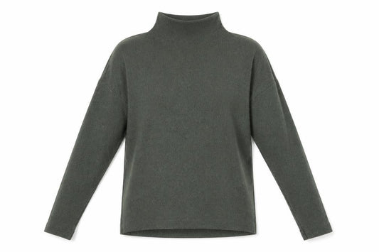 Womens UK Size XS Uniqlo Green Pullover Jumper