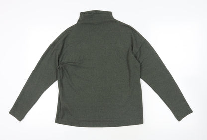 Womens UK Size XS Uniqlo Green Pullover Jumper