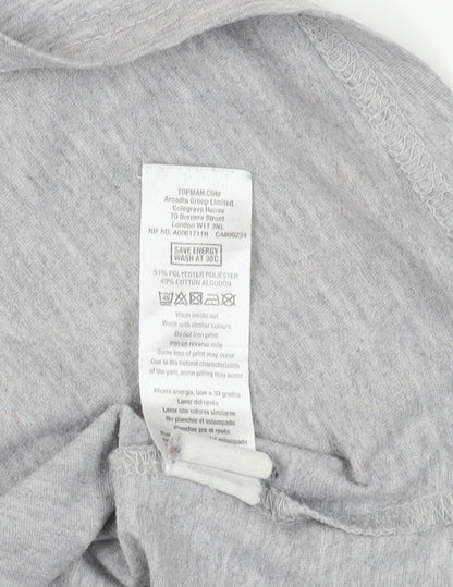 Topman Grey Memphis Graphic T-Shirt M