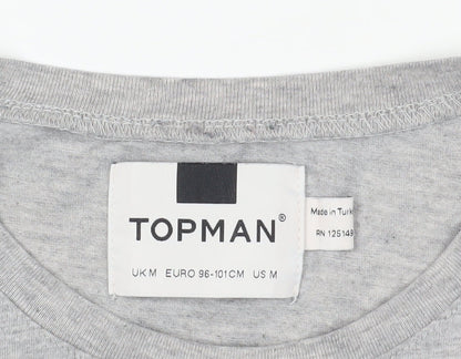 Topman Grey Memphis Graphic T-Shirt M