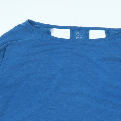 Womens UK Size S Gap Blue Jersey T-Shirt