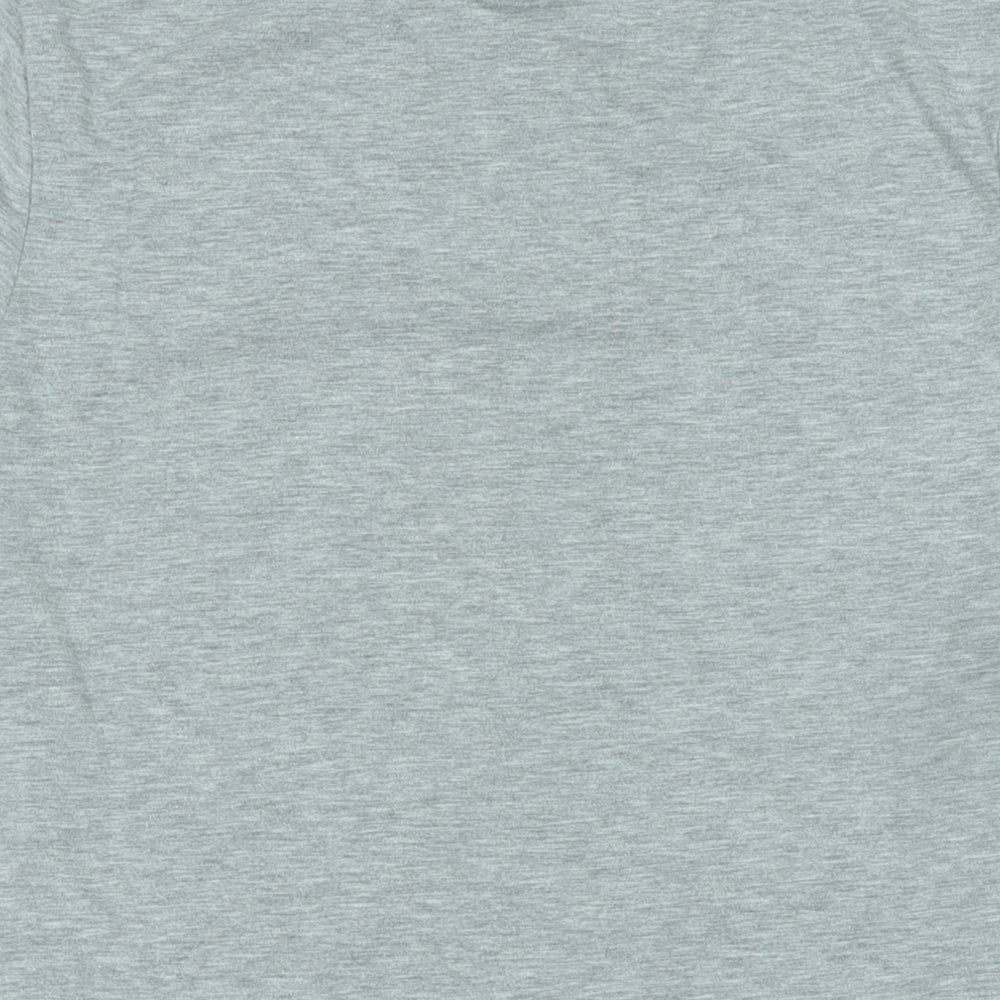 Star Wars Mens Grey Cotton T-Shirt Size L Crew Neck - Logo - Merry Sithmas