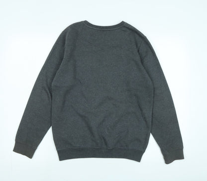 Russell Athletic Boys Grey Cotton Pullover Sweatshirt Size 12-13 Years - Logo