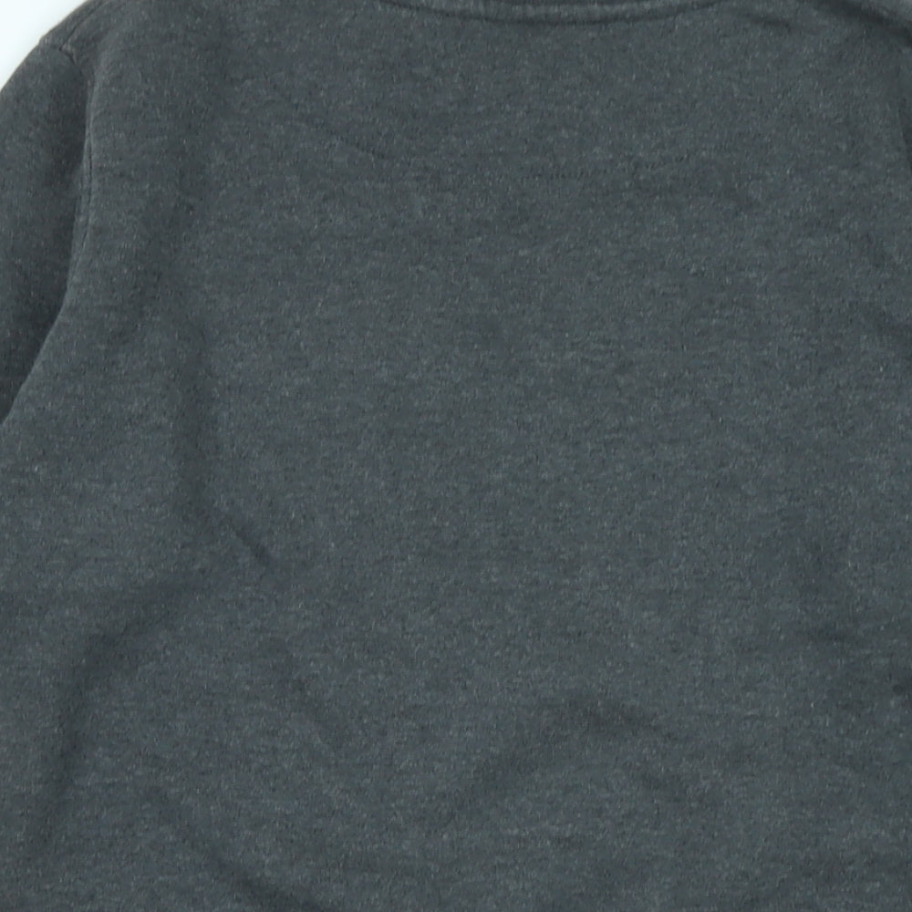 Russell Athletic Boys Grey Cotton Pullover Sweatshirt Size 12-13 Years - Logo