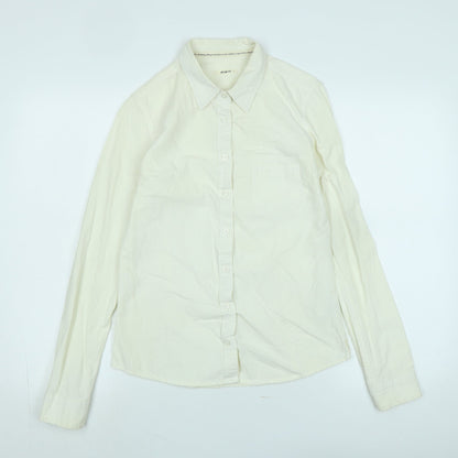 Womens UK Size S Lee Ivory Basic Blouse